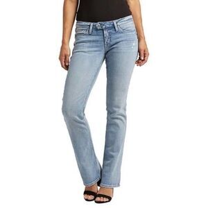 Silver Jeans Women's Light Blue Boot Cut Jeans